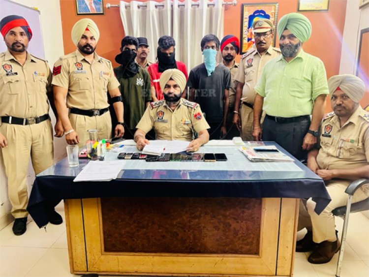 जालंधरः लूटपाट के मामले में 7 गिरफ़्तार, 27 मोबाइल सहित 5 वाहन बरामद 