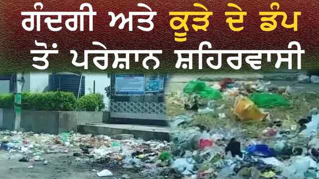 ਪੰਜਾਬ : ਗੰਦਗੀ ਅਤੇ ਕੂੜੇ ਦੇ ਡੰਪ ਤੋਂ ਪਰੇਸ਼ਾਨ ਹੋਏ ਸ਼ਹਿਰਵਾਸੀ, ਦੇਖੋ ਵੀਡਿਓ