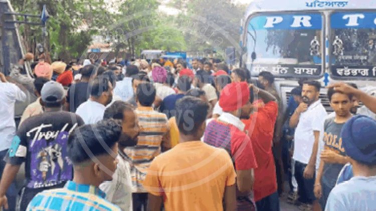 पंजाबः चिट्टा बेचने आए युवक को लोगों ने किया काबू, हुआ हंगामा