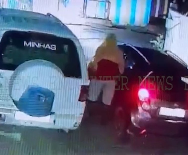 जालंधरः इस इलाके से गाड़ी लेकर चोर हुए फरार, देखें CCTV