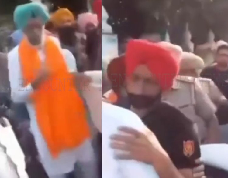 पंजाबः आप विधायक का किसानों ने किया घेराव, देखें वीडियो