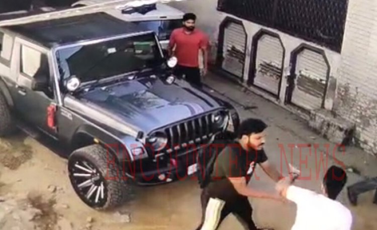 जालंधरः Thar चालक की गुंडागर्दी, देखें वीडियो