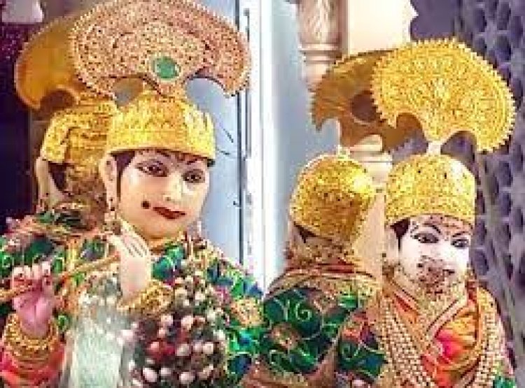 इस मंदिर में जन्माष्टमी पर 100 करोड़ के गहनों से तैयार होते हैं राधा कृष्ण
