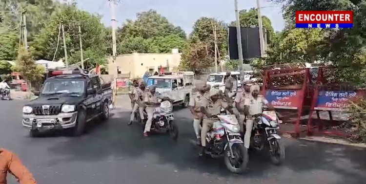 पंजाब : पुलिस ने अलग-अलग जगह से निकाला फ्लैग मार्च,  देखें वीडियो