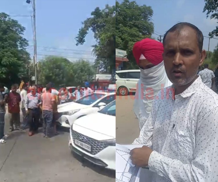 जालंधरः टॉवर को लेकर लोगों ने किया रोड जाम, देखें Live