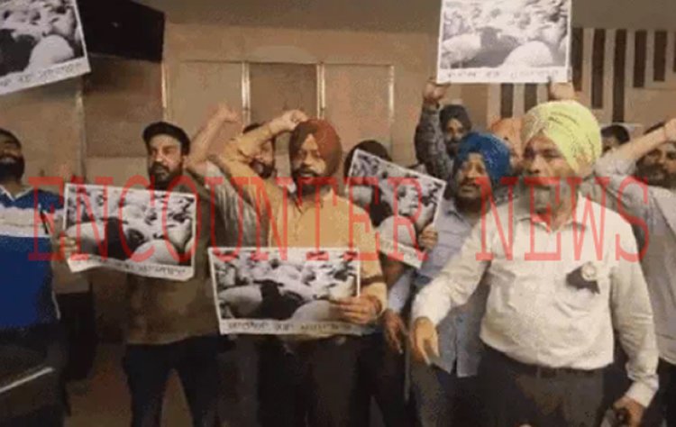 पंजाबः पटवार यूनियन हुई 2 फाड़, जमकर की नारेबाजी