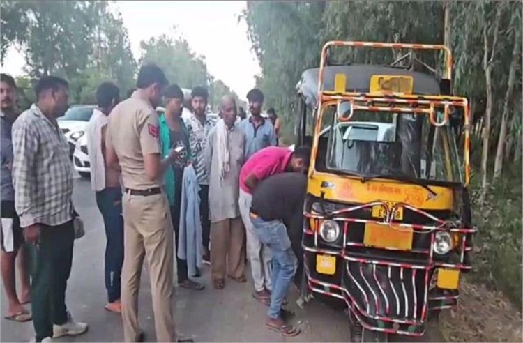 तेज रफ्तार कार ने मारी टक्कर, एक की मौत