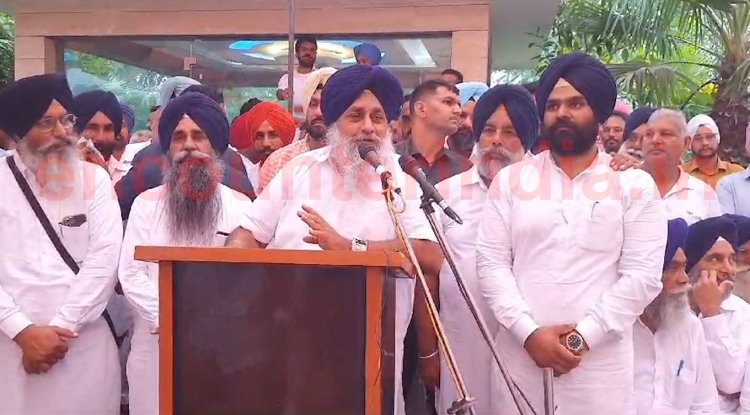 पंजाब : सुखबीर सिंह बादल ने आप सरकार पर साधा निशाना, देखें वीडियो