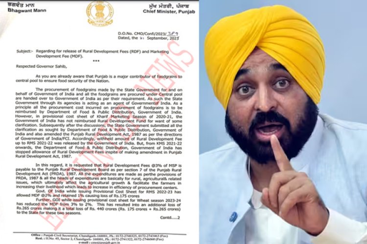 पंजाबः एक बार फिर गर्वनर को CM Mann ने लिखा पत्र