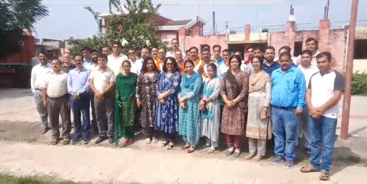 हिमाचल राजकीय अध्यापक संघ की जिला इकाई का चुनाव सम्पन्न
