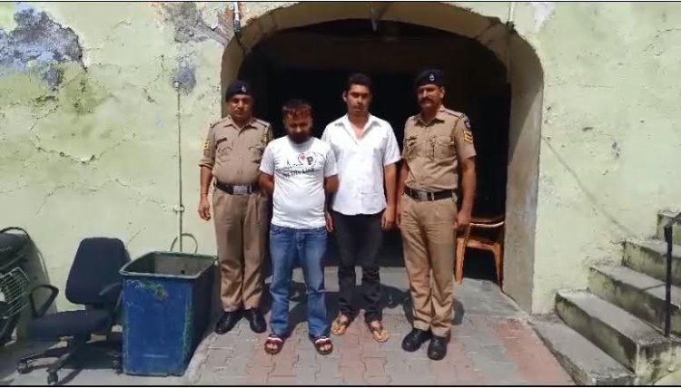वाहन चोर गिरोह के जीजा-साला काबू
