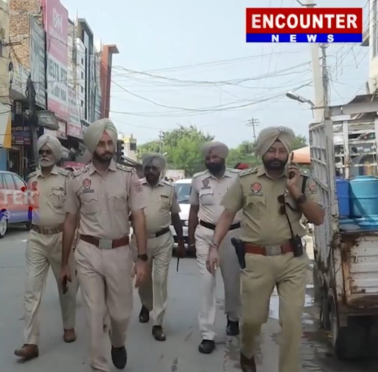 ਪੰਜਾਬ : ਪੁਲਿਸ ਨੇ ਕੱਢਿਆ ਫਲੈਗ ਮਾਰਚ, ਦੇਖੋ ਵੀਡਿਓ