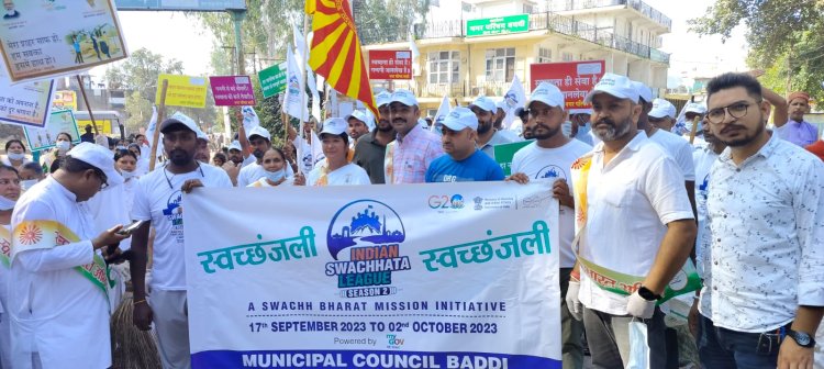 नगर परिषद बददी ने चलाया सफाई अभियान