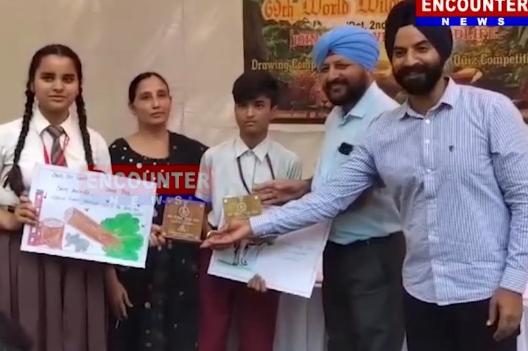 ਪੰਜਾਬ : ਜੰਗਲੀ ਜੀਵਾਂ ਨੂੰ ਬਚਾਉਣ ਲਈ ਬੱਚਿਆਂ ਨੂੰ ਕੀਤਾ ਜਾਗਰੂਕ, ਦੇਖੋ ਵੀਡਿਓ