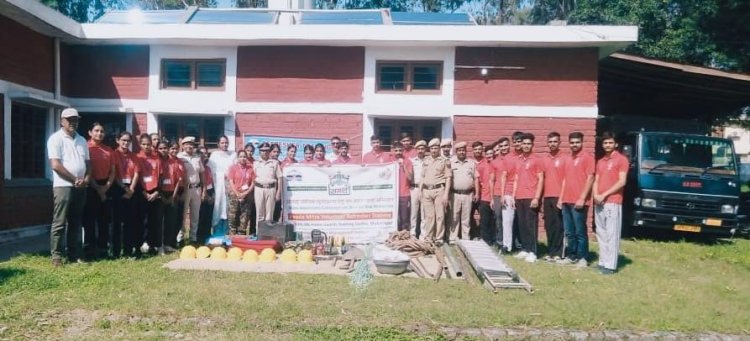 होमगार्ड ट्रेनिंग सेंटर में आपदा से लडने के लिए 200 मित्र होंगे तैयार 