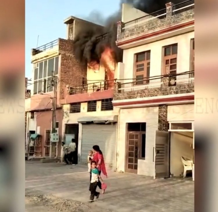 पंजाबः संजय कॉलोनी में लगी भीषण आग, देखें वीडियो