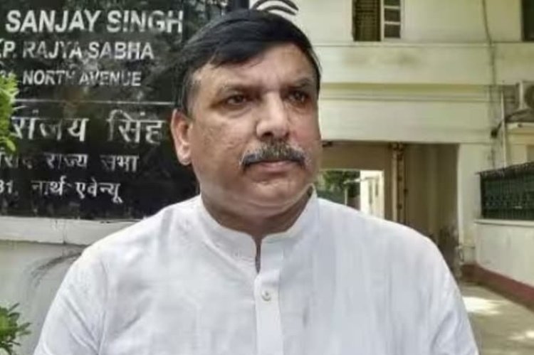 बड़ी खबर: राज्यसभा सांसद संजय सिंह के घर ED की छापेमारी