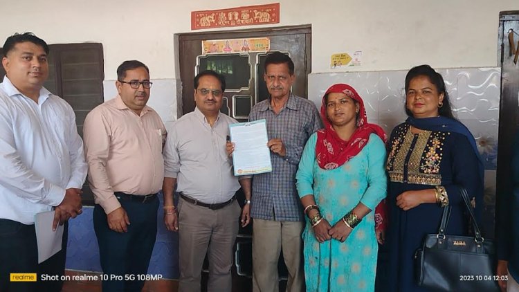 नशामुक्त ऊना अभियान के तहत हर घर दस्तक अभियान की शुरुआत : एसडीएम  बंगाणा 