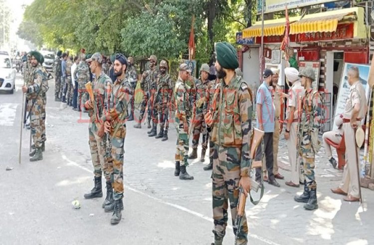 जालंधरः इस इलाके में भारी संख्या में सेना के जवान तैनात, माहौल तनावपूर्ण