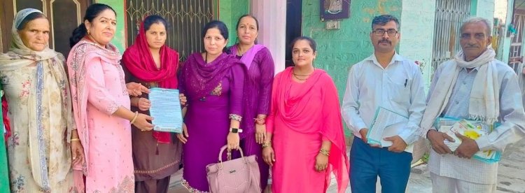 नशामुक्त ऊना अभियान के तहत सिहांणा पंचायत ने कहा नशे को न जिन्दगी को हां – परवेश रत्न