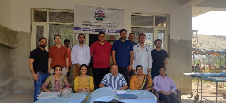 बद्दी अस्पताल में लगा आयुष्मान भव स्वास्थ्य मेला, मेले में  किया 441 रोगियों का उपचार