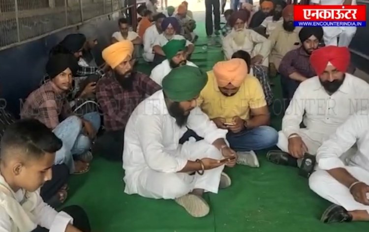 ਪੰਜਾਬ : ਭਾਰਤੀ ਕਿਸਾਨ ਸੰਗਠਨ ਵਲੋਂ ਦਿਤਾ ਗਿਆ ਧਰਨਾ, ਦੇਖੋ ਵੀਡਿਓ