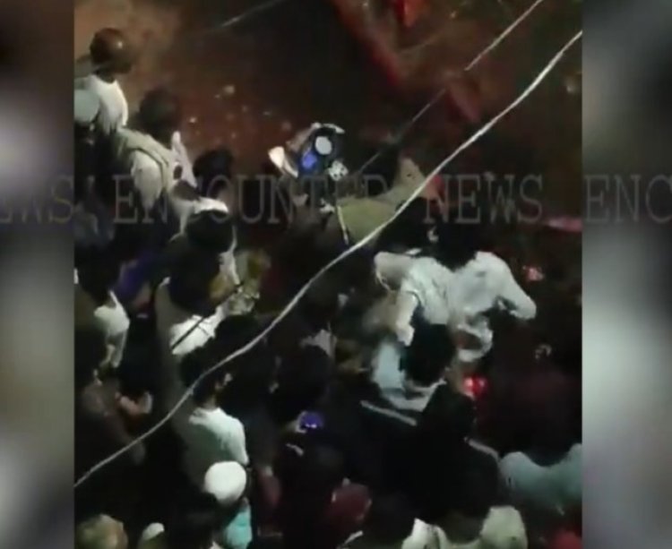 नशे में धुत बाईक सवारों ने फैलाई दहशत, देखें वीडियो