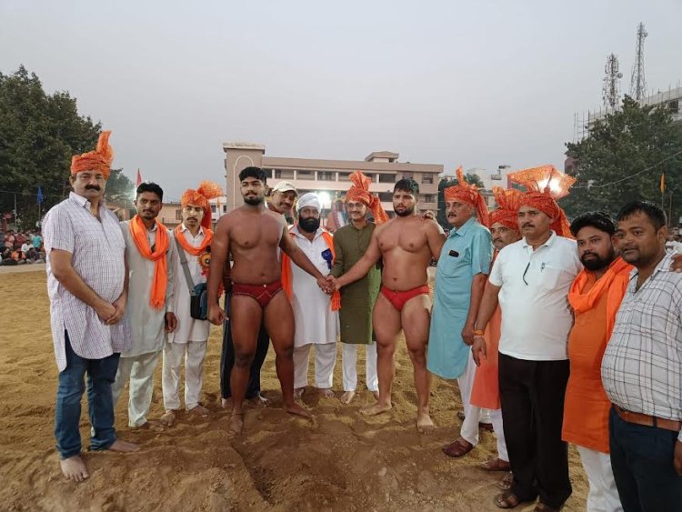 बाबा सिद्ध चानो दंगल कमेटी द्वारा आयोजित दो दिवसीय दंगल मेले का समापन 