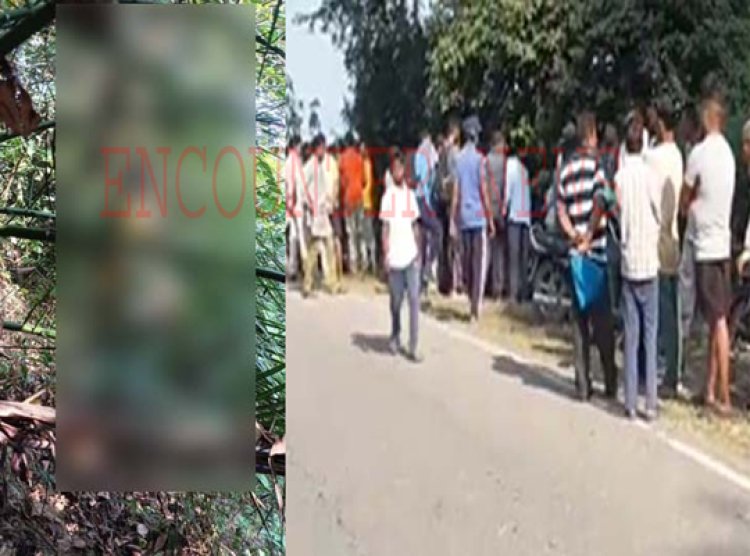 पेड़ से लटका मिला महिला का श’व, जांच में जुटी पुलिस