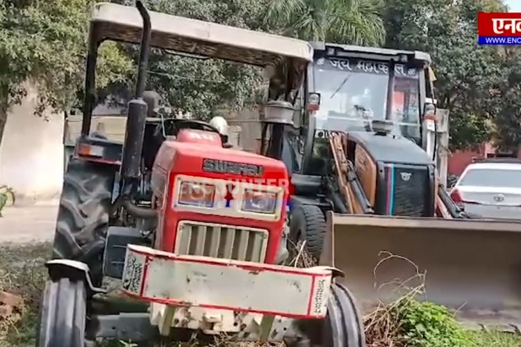 पंजाब : पुलिस ने अवैध माईनिंग के मामले में ट्रैक्टर-ट्राली व जेसीबी की जब्त, चालक फरार, देखें वीडियो