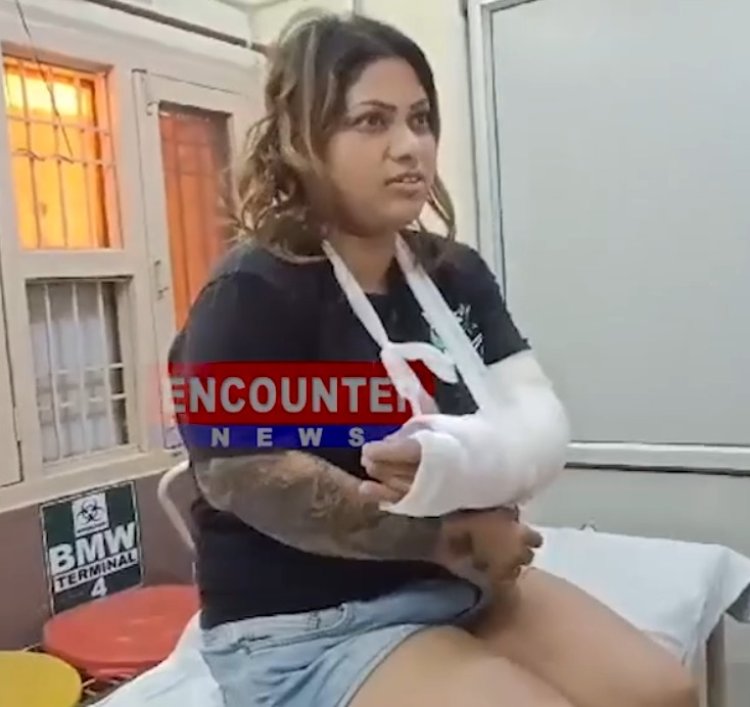 फगवाड़ा : पार्लर का काम करने वाली लड़की से 2 युवकों ने की मारपीट, देखें वीडियो