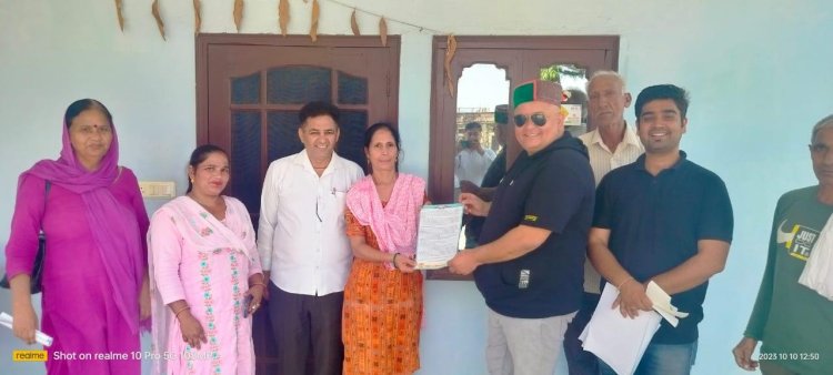 गोंदपुर जयचंद पंचायत में हर घर दस्तक अभियान का आगाज