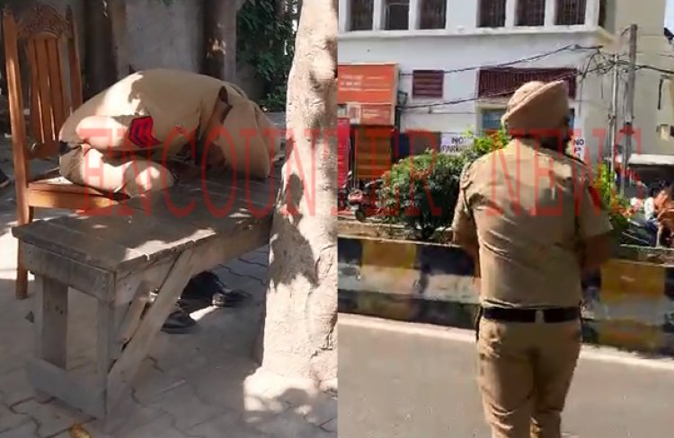जालंधरः पुलिस वर्दी दागदार, नशे में धुत कर्मी की वीडियो आई सामने, दूसरा साथी फरार, देखे वीडियो 
