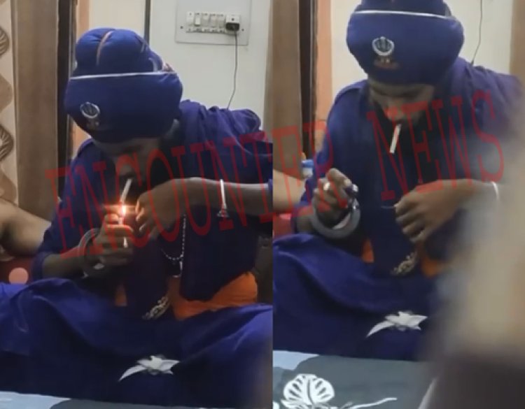 पंजाबः चिट्टा पीते निंहग सिंह बाने में सिख युवक का वीडियो वायरल