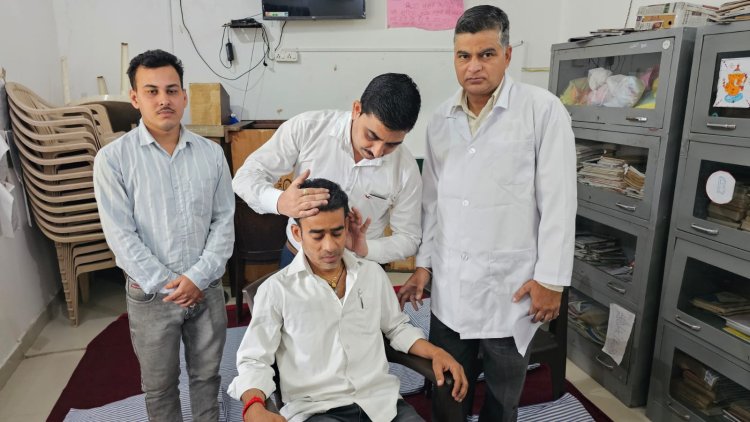 बददी में न्यूरोथिरैपी कैंप में दो दर्जन रोगियों को दिया स्वास्थ्य लाभ