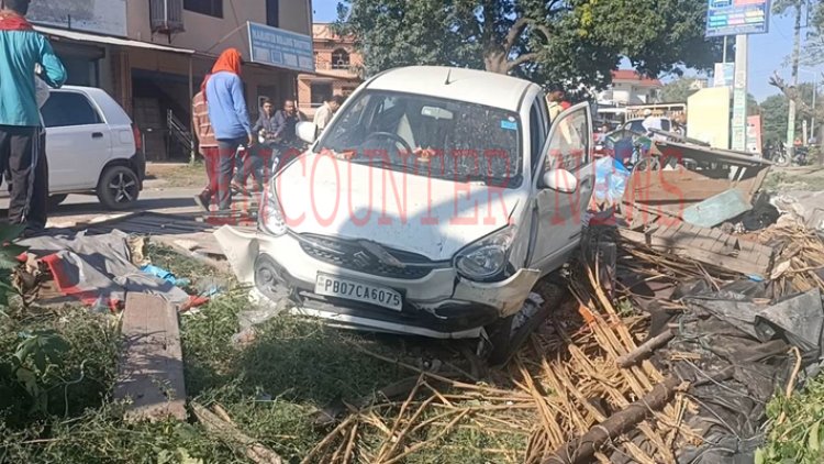 पंजाबः चालक ने रेहड़ी पर चढ़ा दी बेकाबू कार, मां सहित 2 बेटियां घायल