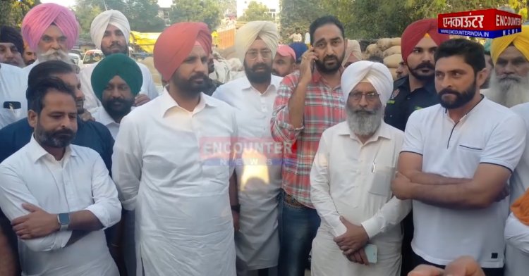 पंजाब : राजा वड़िंग ने अनाज मंडी का किया दौरा, देखें वीडियो
