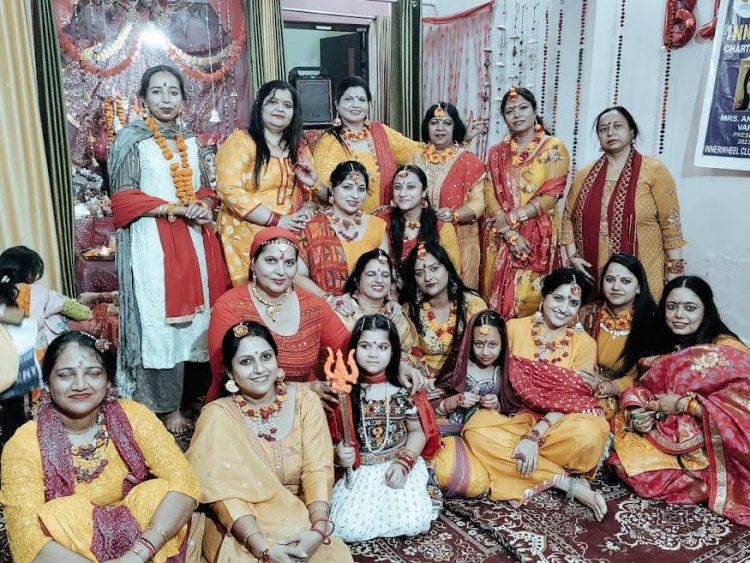 इनरव्हील ऊना उमंग क्लब ने गणपति पूजन कर मां दुर्गा पूजा की