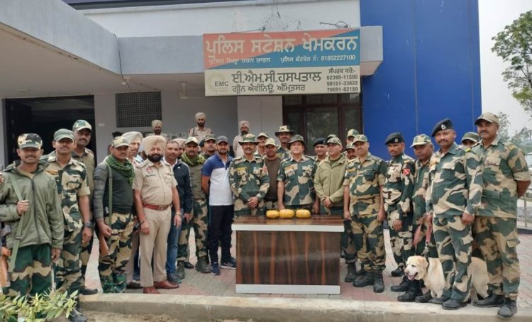BSF ਨੇ 3 ਪੈਕੇਟ ਹੈਰੋਇਨ ਕੀਤੀ ਬਰਾਮਦ