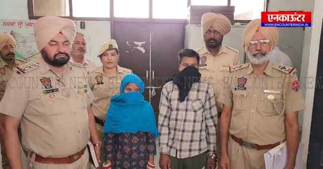 पंजाबः पड़ोसी का कत्ल करने वाले पती-पत्नी काबू, देखें वीडियो 