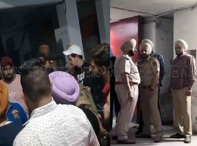 पंजाब : आप पार्टी के कार्यकर्ता और पुलिस हुई आमने सामने , देखे वीडियो 