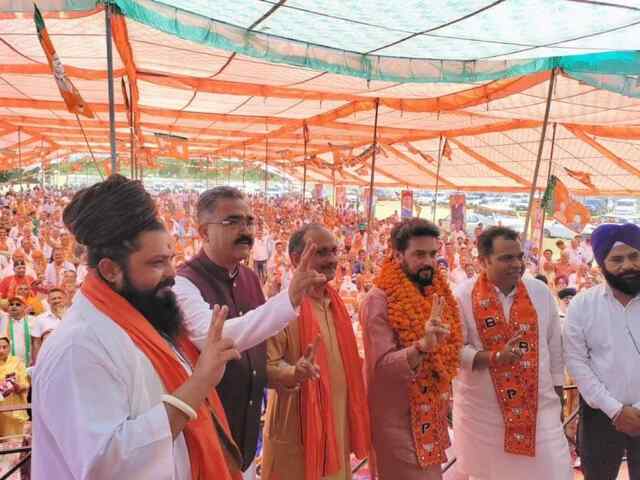 ऊना: भाजपा ने किया अप्पर देहलां में पन्ना प्रमुख सम्मेलन का आयोजन