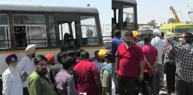 जालंधरः इस मॉल के पास PRTC बस के कंडक्टर और पुलिस कर्मी में हुई तकरार, लगा लंबा जाम, देखें वीडियो