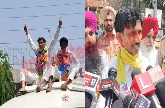 पंजाबः बैंड बाजे के साथ नामाकंन भरने पहुंचा टीटू बानिया, देखें वीडियो
