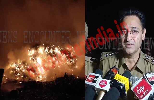पंजाब : कूड़े के डंप को लगी भीषण आग, मची अफरा-तफरी, देखें वीडियो