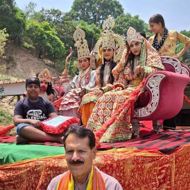 धर्मपुर में श्री राम कथा समाग्म