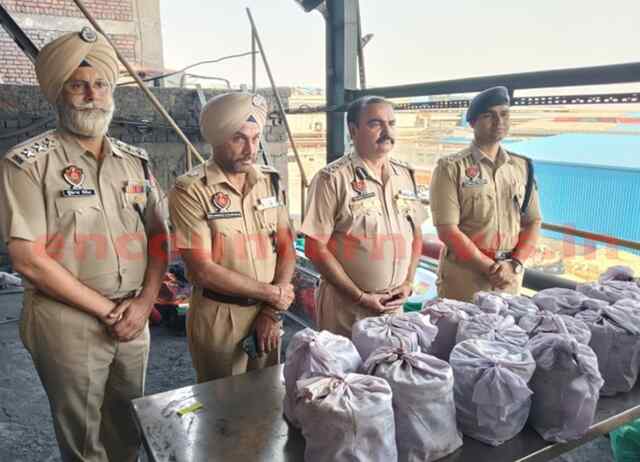 पंजाब : DIG कौशल ने करवाई 42 किलो हेरोइन नष्ट    