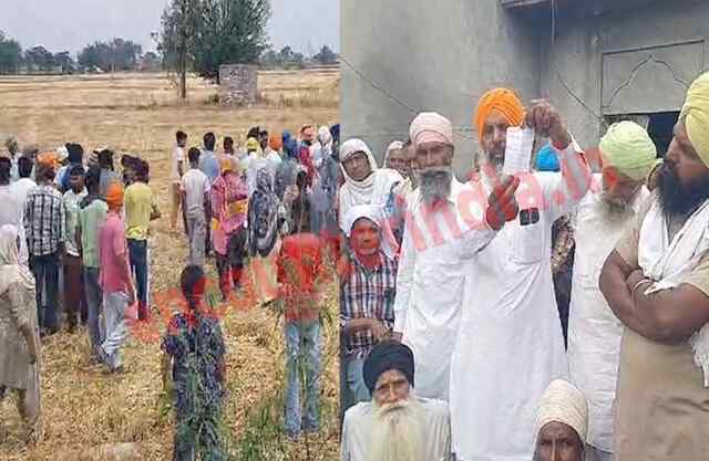 पंजाबः गेहूं की पर्चियां ना काटने को लेकर हुआ विवाद, देखें वीडियो