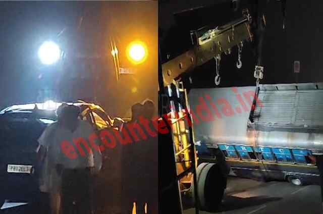 फगवाड़ाः ASI की गाड़ी में PRTC की बस और पीछे से गैस से भरे कंटेनर ने मारी टक्कर, देखें वीडियो