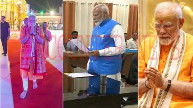 काल भैरव के दर्शन और गंगा आरती के बाद PM मोदी ने भरा नामाकंन, देखें वीडियो